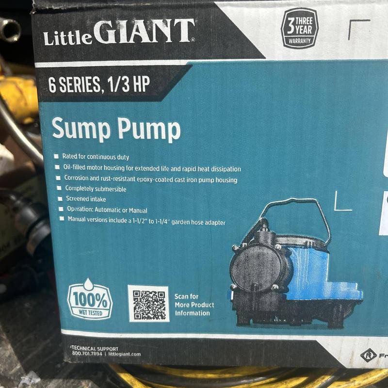 Sump pump in Hot Springs Village, AR by Bowen Plumbing