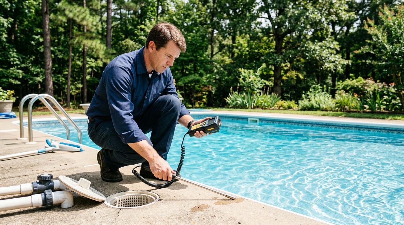 Pool Leak Detection in Hot Springs, AR