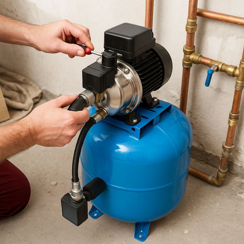 booster pump installation