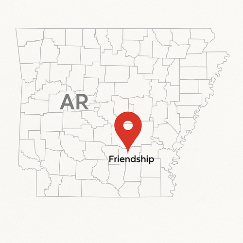 friendship, AR on a map
