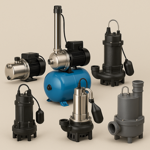 types of plumbing pumps